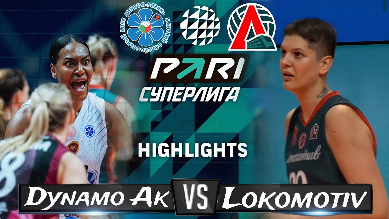 Dynamo Ak Bars Vs Lokomotiv Kaliningrad Volleyball Highlights Women's Pari Super League 2024