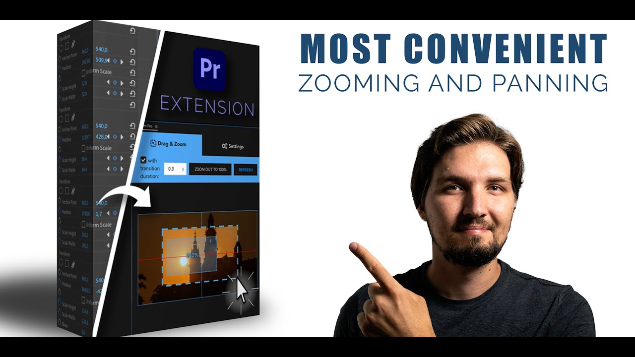 Drag Zoom Pro для Adobe Premiere Pro