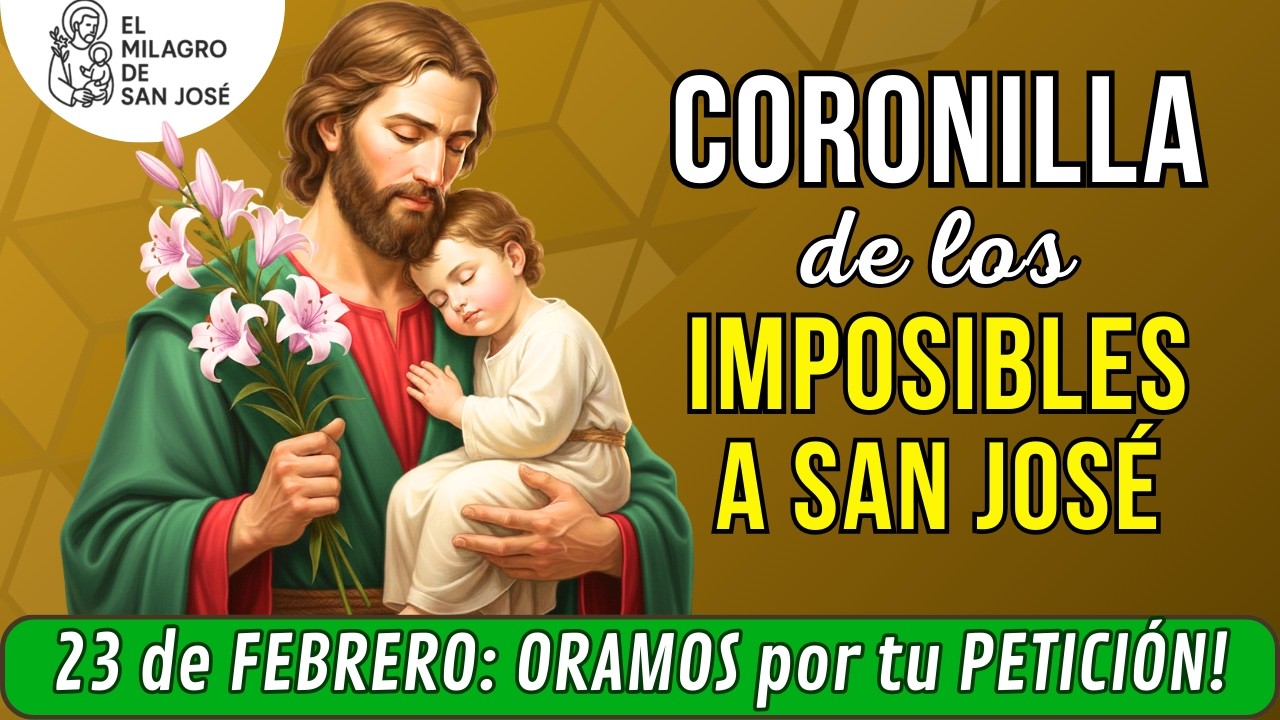 Coronilla de los Imposibles de San José para | Intercesión por Tus Problemas - Lunes 23 de Febrero