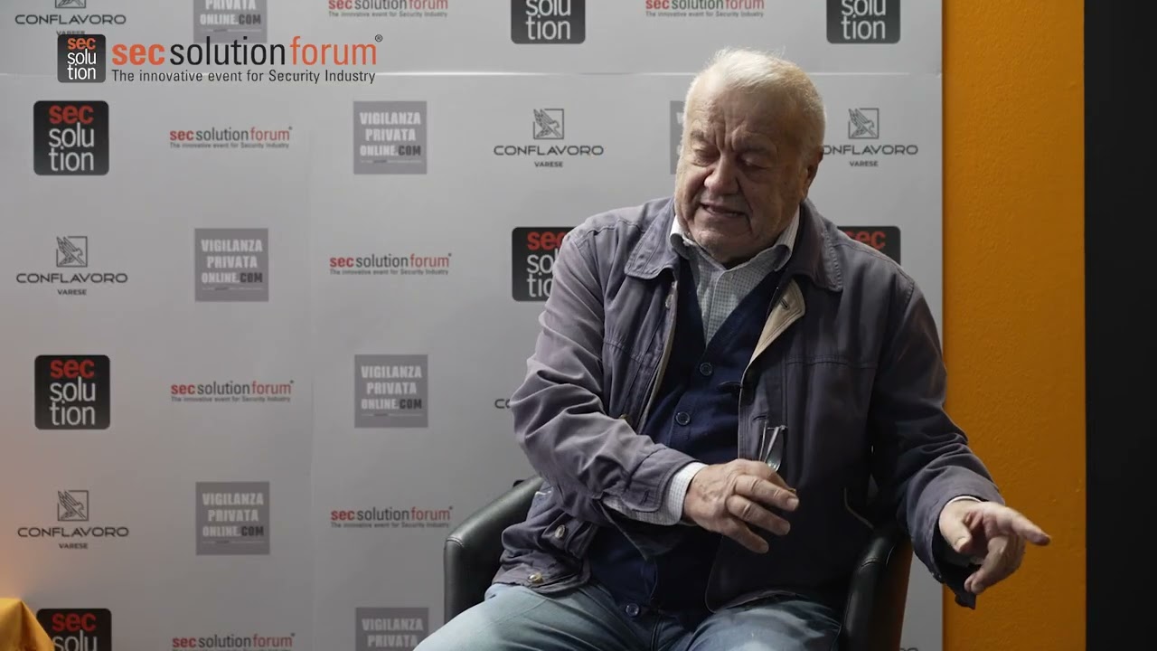secsolutionforum a Sicurezza 2025 con Sandro Marinelli, Presidente di Associazione MAIA
