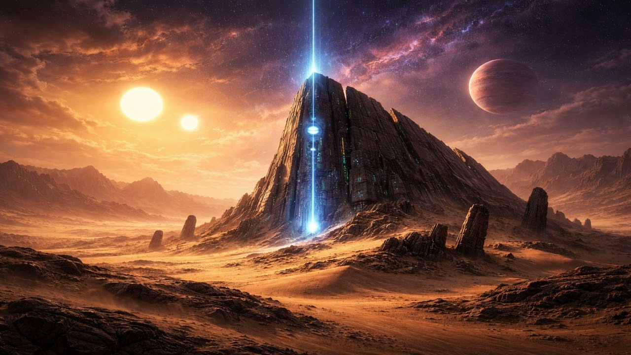 SciFi Artwork 4K | Forgotten Megalith | Space Screensaver TV Wallpaper