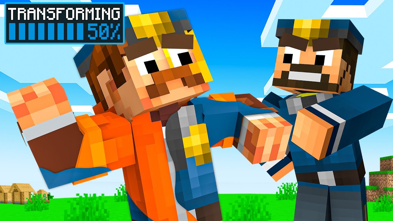 INFECTION Cops Vs Robbers Tag in Minecraft