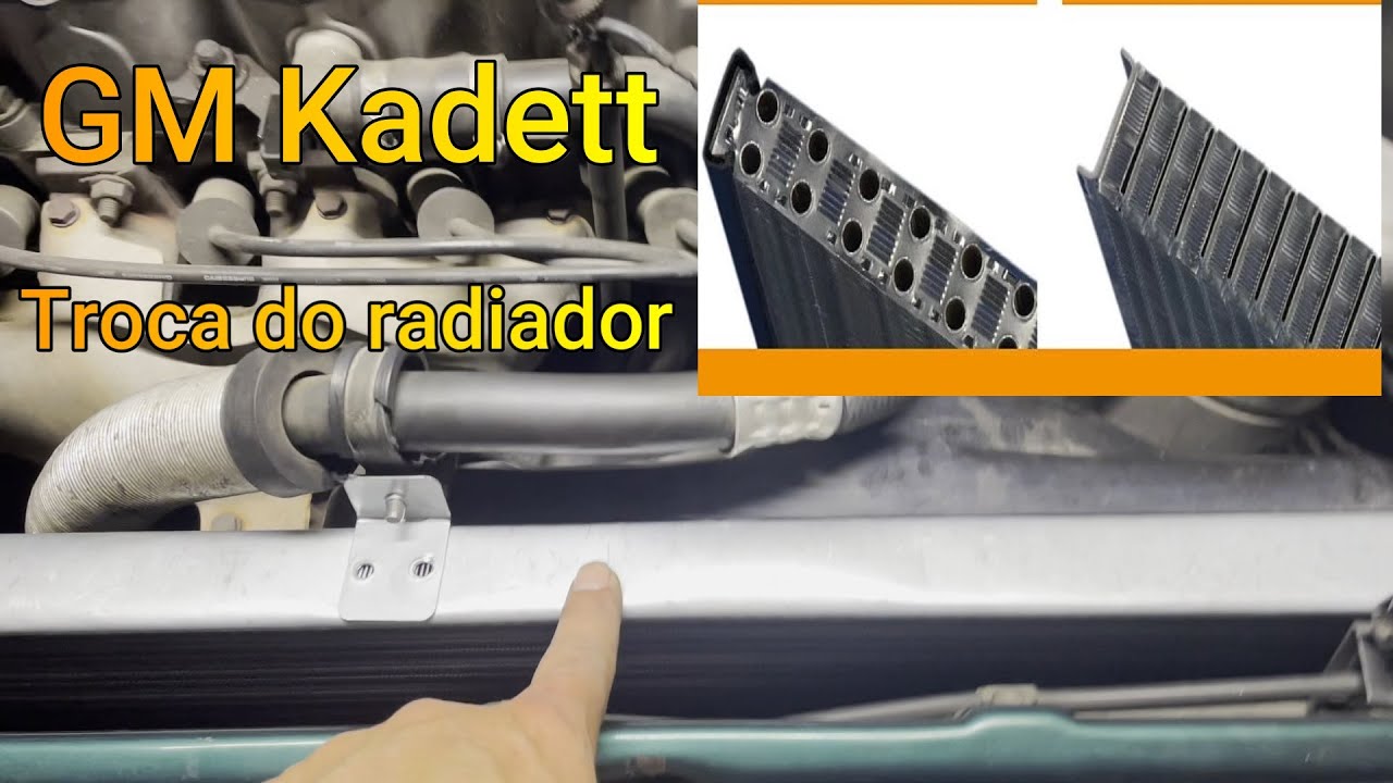 KADETT - Como trocar o radiador | BRASADO OU EXPANDIDO?