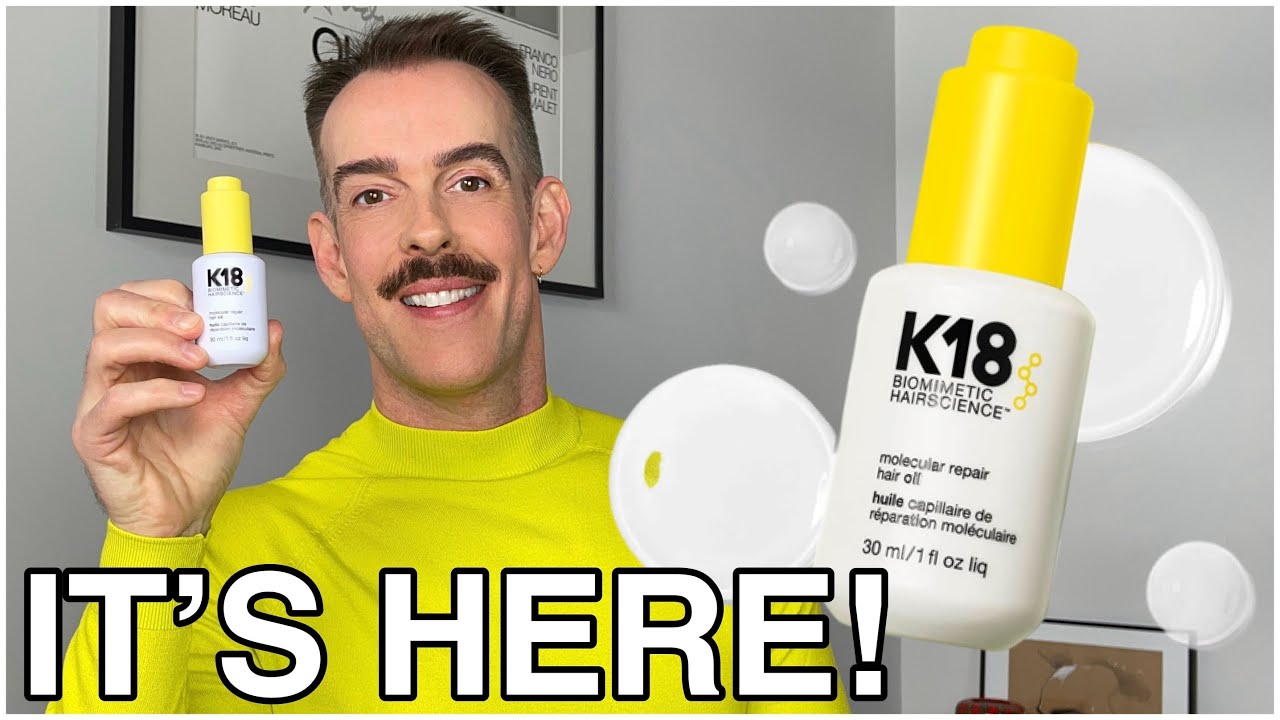 Fight FRIZZ, add SHINE and REPAIR your hair from within with the NEW K18 Molecular Oil...+ a Q&A!
