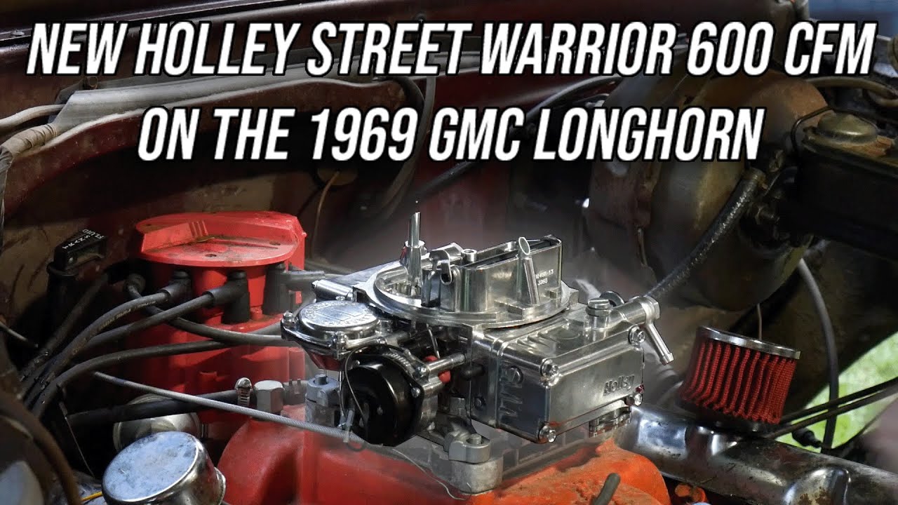 GMC 402 1969 года получает новый карбюратор Holley Street Warrior! Тест-драйв!