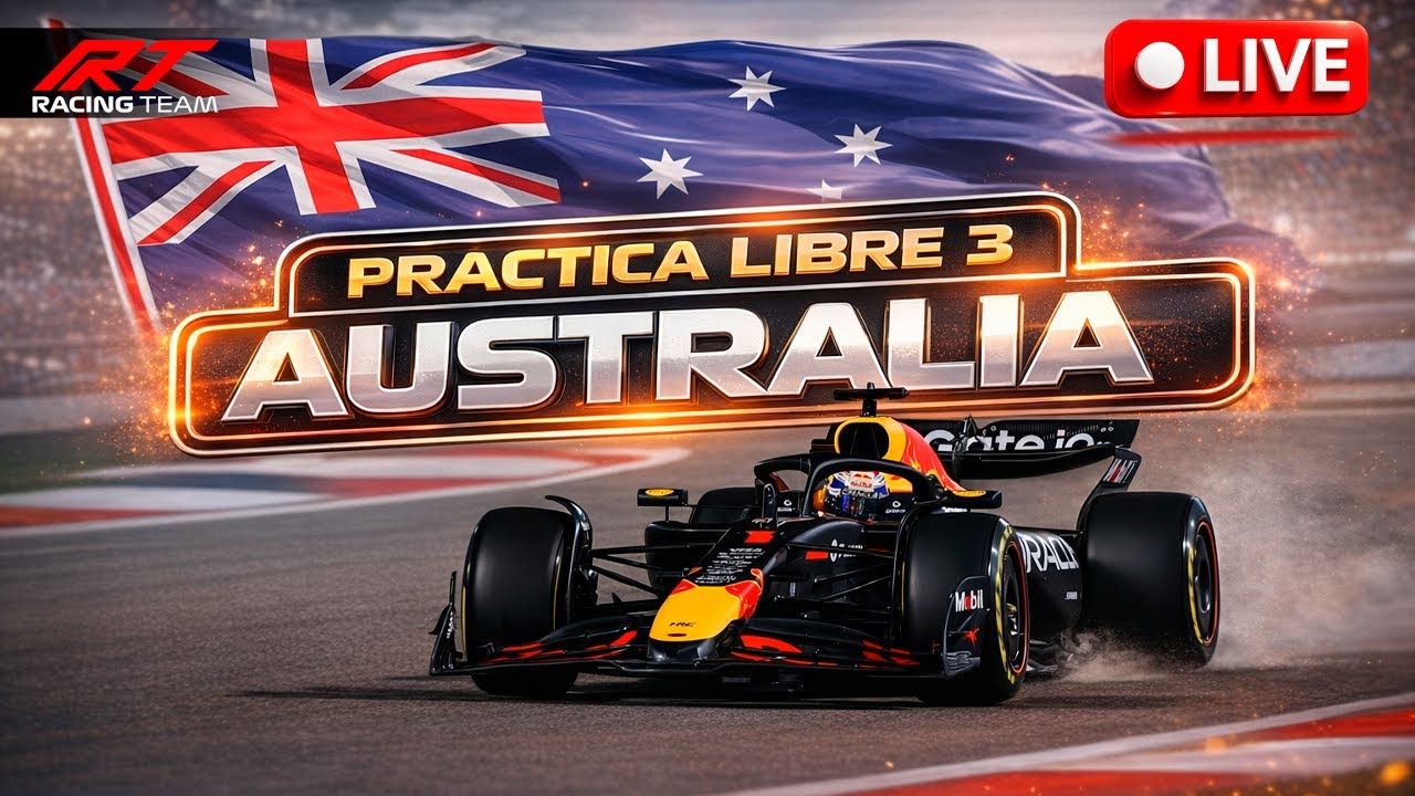 🎙️ F1 EN VIVO | Pr&aacute;ctica Libre 3 GP Australia | Formato Radio ✔️