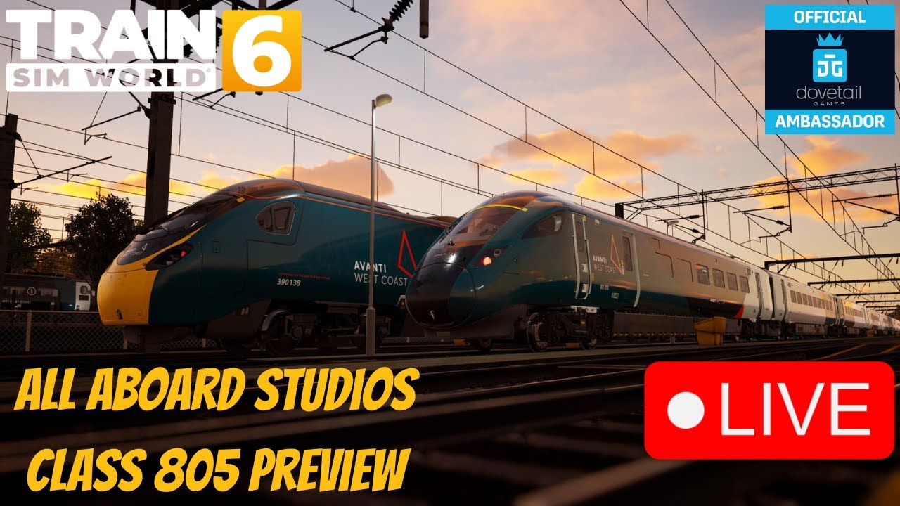 Train Sim World 6 ep 906 Class 805 Release Stream (PS5)