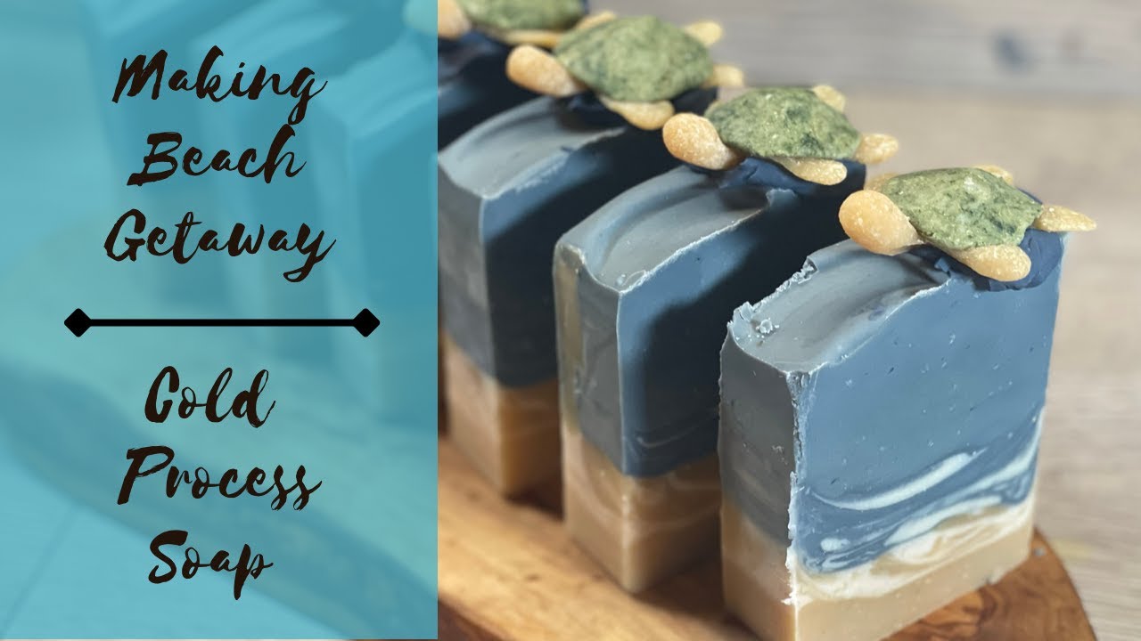 Beach Soap, Cold Process Soap, All Natural Soap, Turtle Soap, Soap Dough Turtles