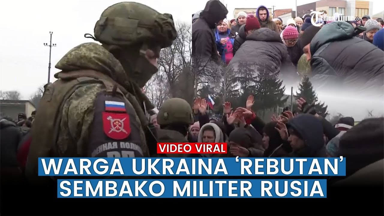 Momen Manis Saat Peperangan, Rusia Berikan Bantuan 30 Ton untuk Warga Ukraina