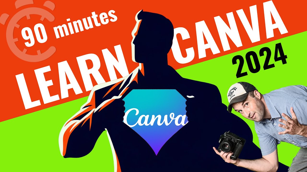 Canva Tips for Beginners - Learn Canva in 90 Minutes (2024)