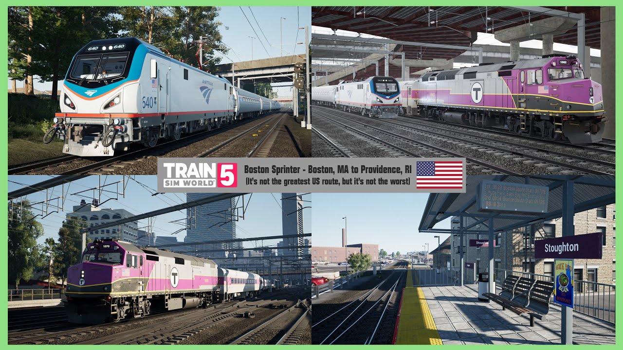 Boston Sprinter review (remade) ~ Train Sim World 5