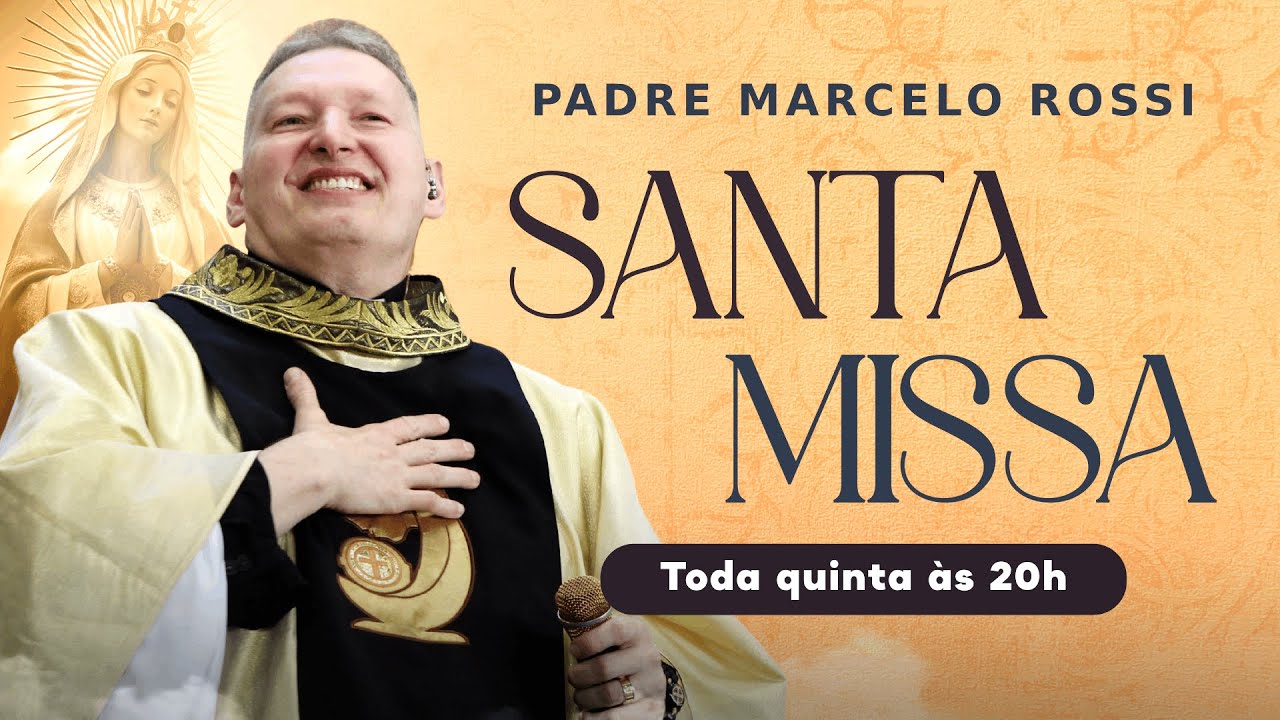 SANTA MISSA AO VIVO com Padre Marcelo Rossi | 14/08/2025