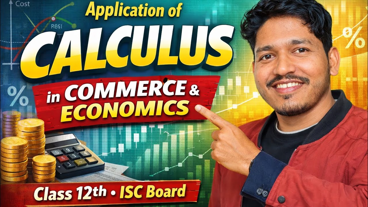 Application of Calculus in Commerce and Economics | ISC 12th | Maths 