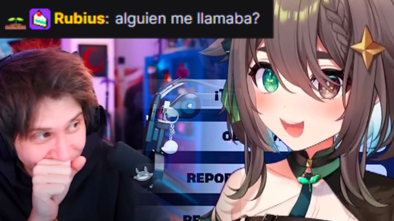 Rubius ENTRA AL STREAM de MEICA y la INVITA A JUGAR