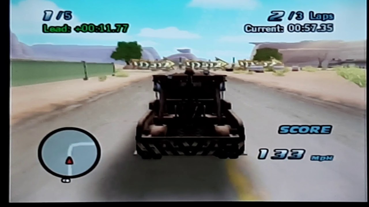 Cars (PS2) - Mater in Radiator Cap Circuit