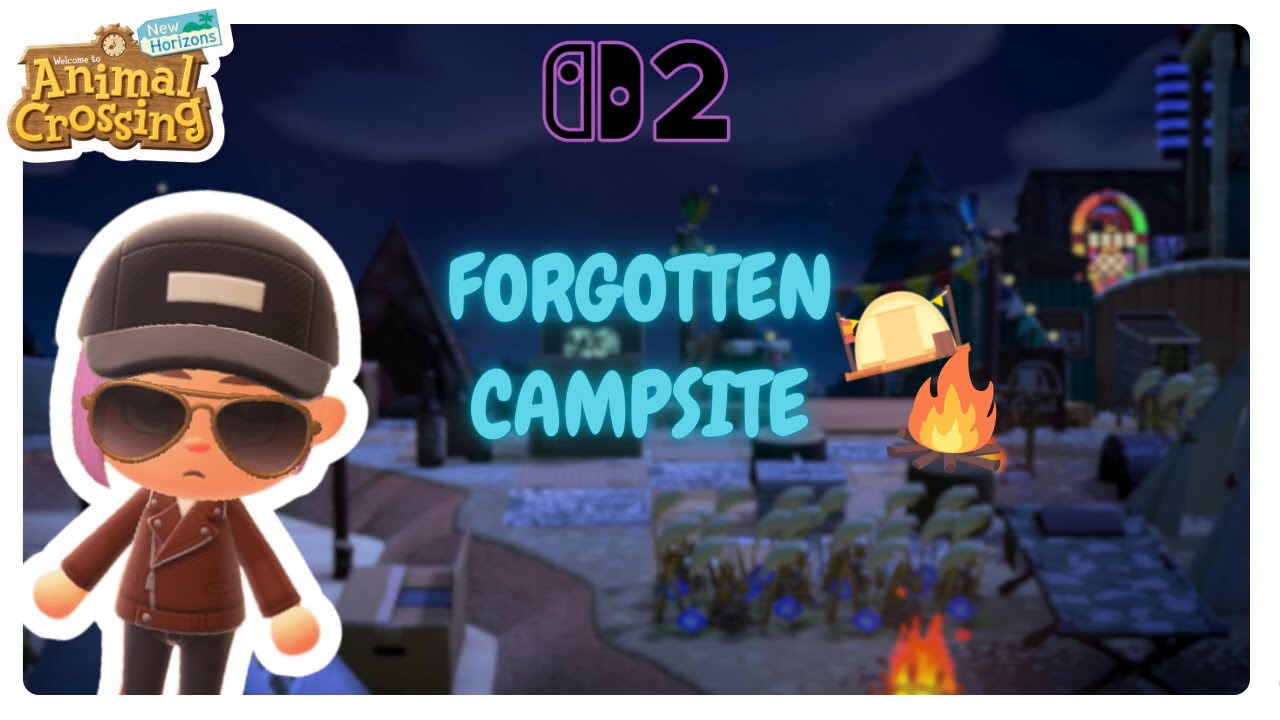 THE CAMPSITE NOOKCORP FORGOT // HOLLYNET // ACNH DYSTOPIAN CYBERPUNK ISLAND #12