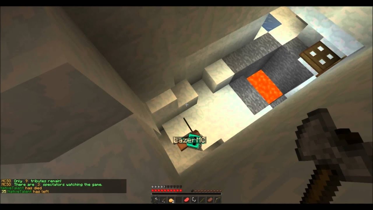 Minecraft Hunger Games-Episode 11- The epic fail W/ LazerMC