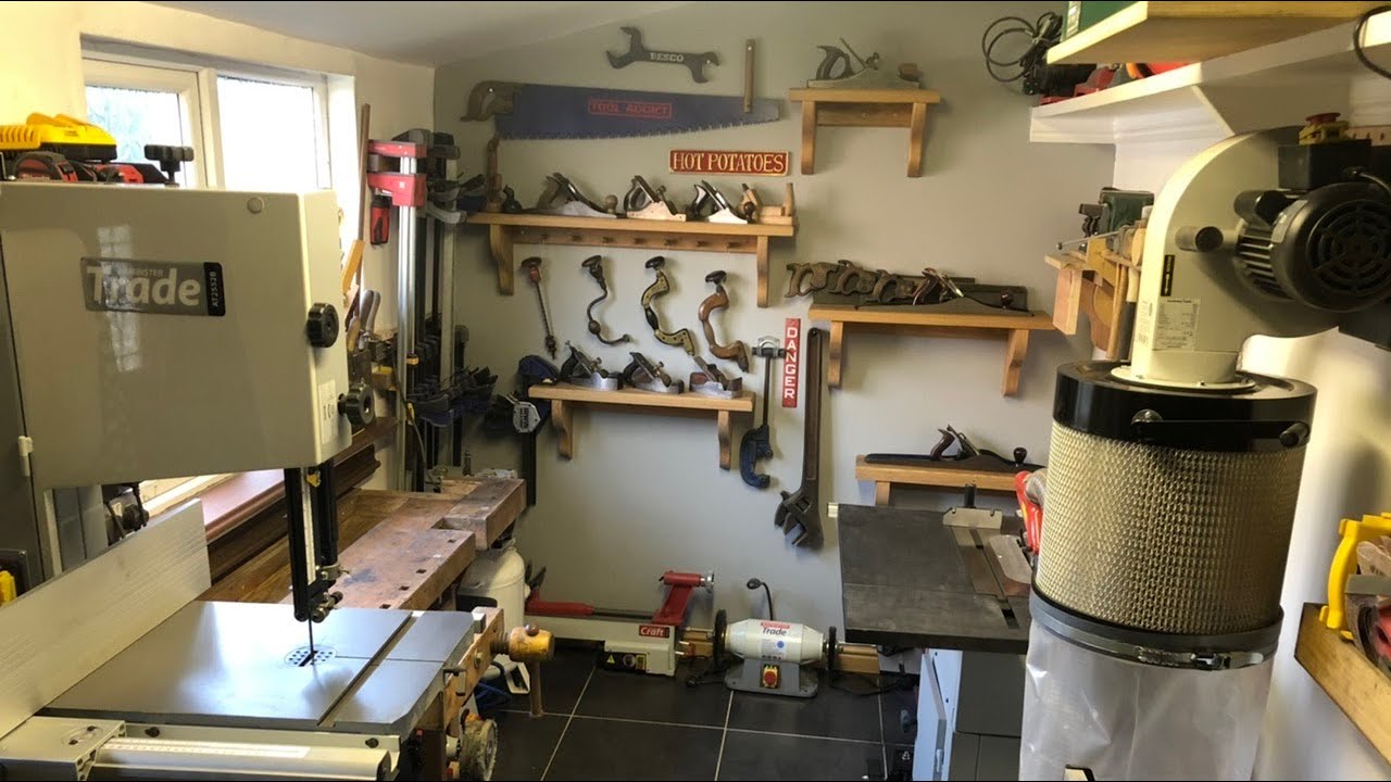 Tiny workshop tour 97 ft.² micro storage ideas for the Home DIY Enthusiast Shed garage
