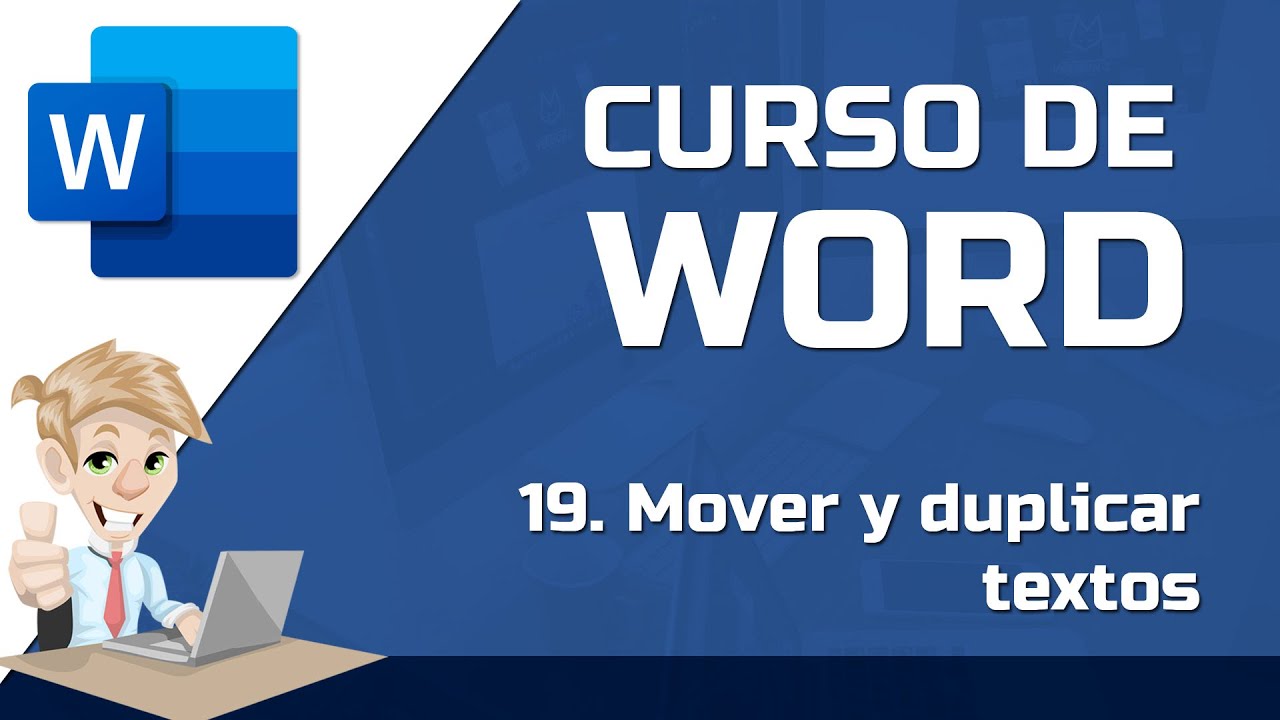 19 Como copiar y mover un texto en Word - CURSO DE WORD GRATIS