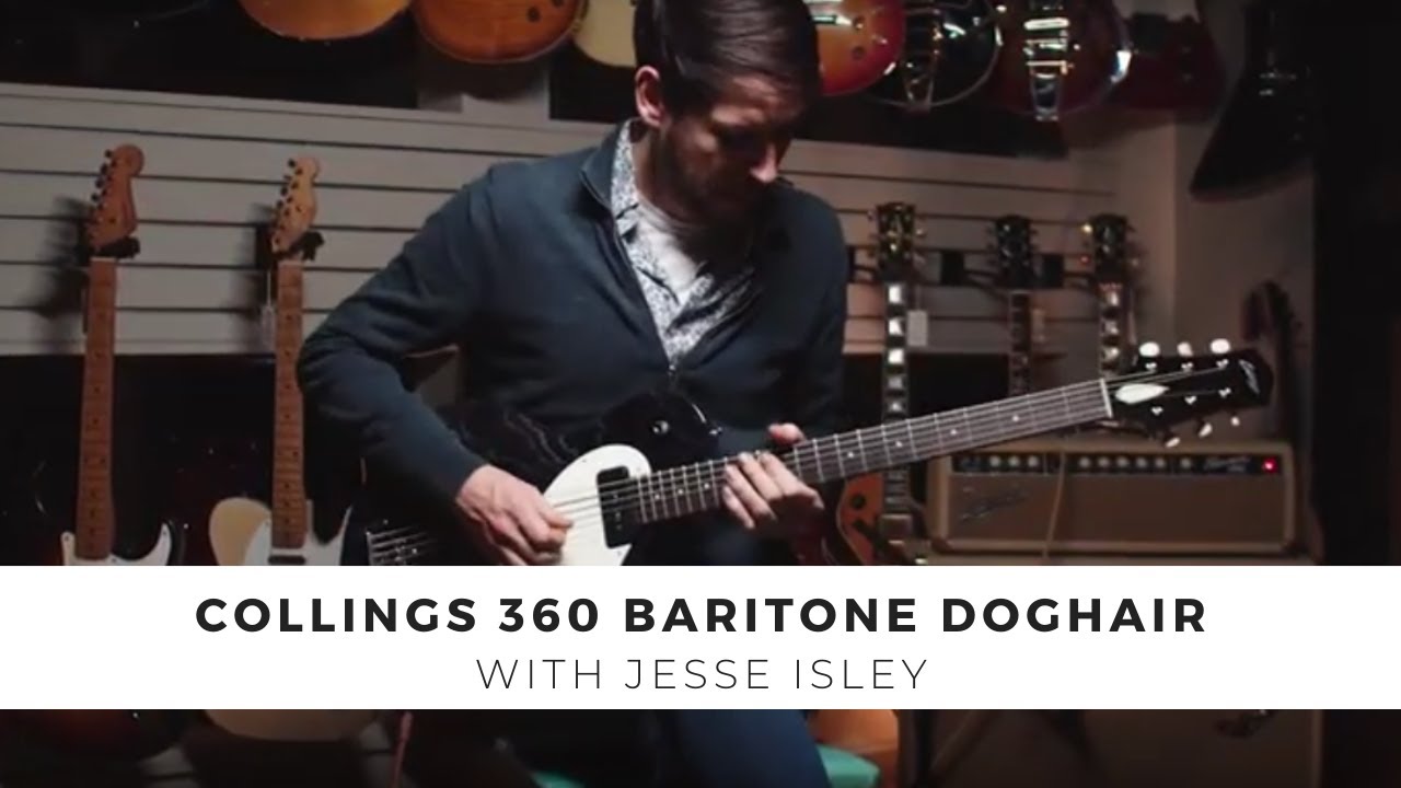 Collings 360 Baritone with Doghair Finish, played by Jesse Isley | Gruhn Guitars in Nashville