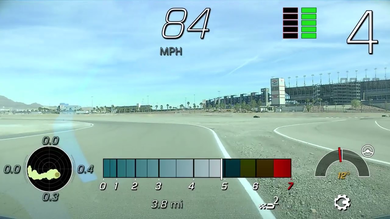 VitourP1.com C8 Corvette Vegas Outside Road Course Dallas Reed 1:54.5