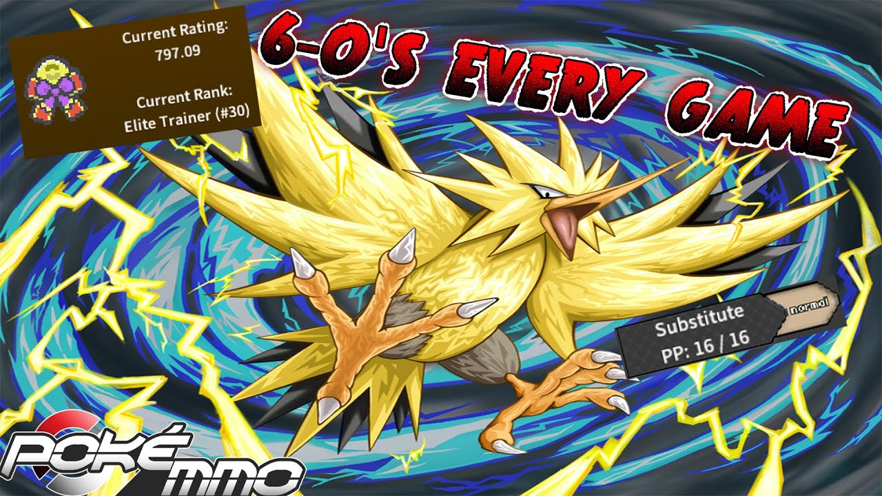 ВСЕ используют ZAPDOS НЕПРАВИЛЬНО! при участии @powerfulslash | PokeMMO OU PvP