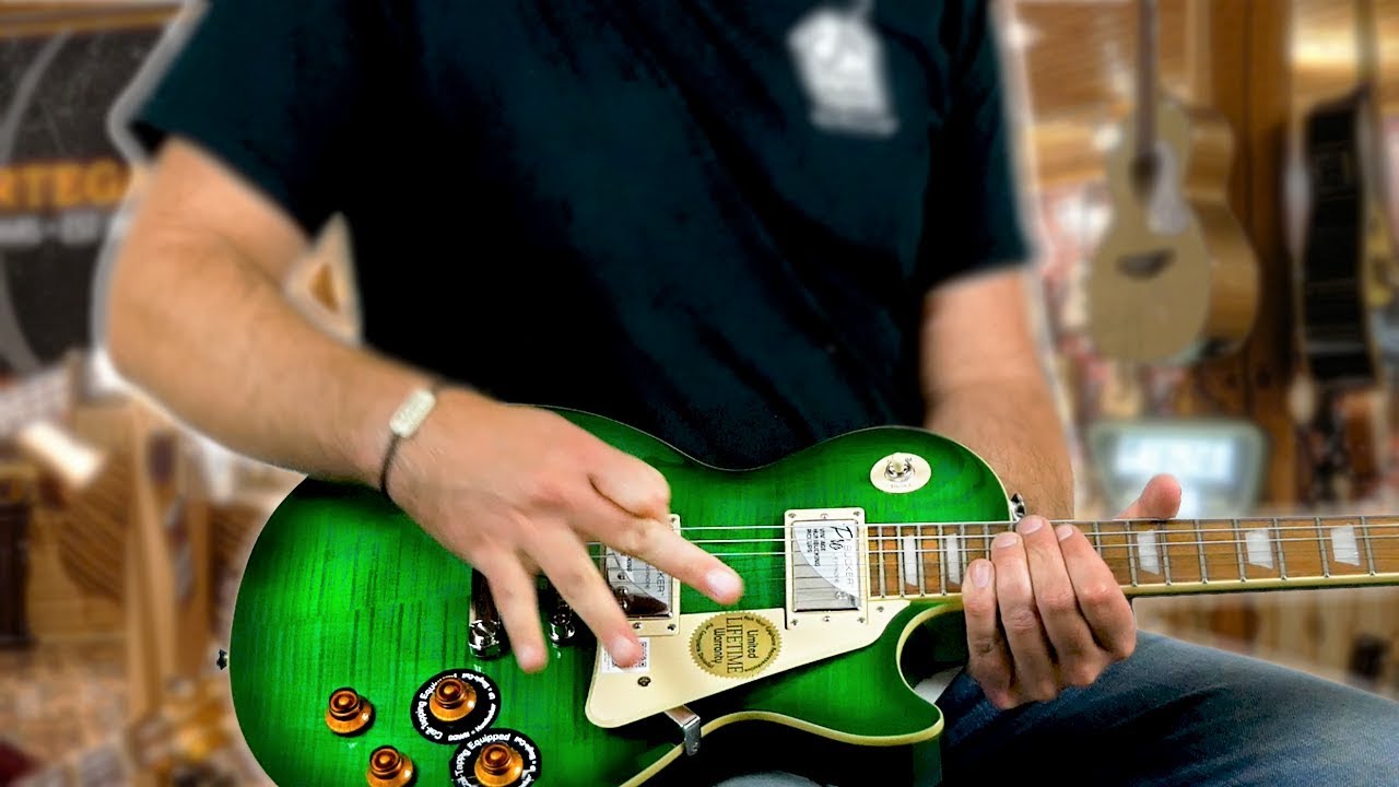 Epiphone Les Paul Standard Plustop PRO | The Green Monster!