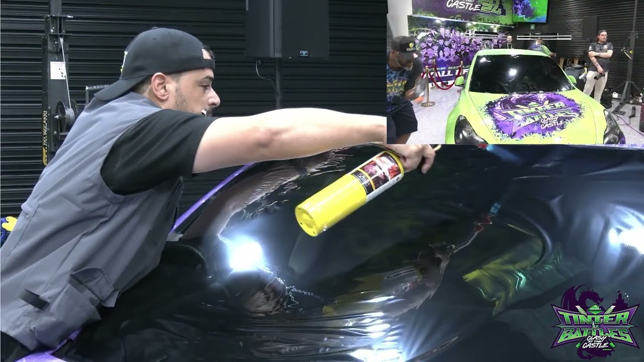 AVERY V CARLOS OMAR at Heat Shrink Battles Window Tint Competition