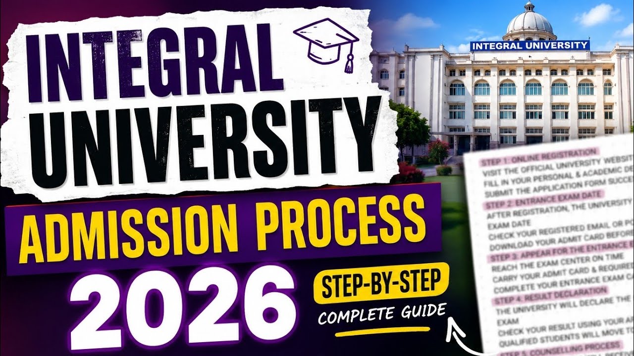 Integral University Admission Process 2026 | Complete Guide