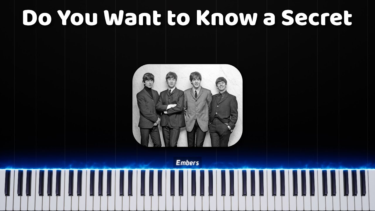Do You Want to Know a Secret | Beatles - Piano tutorial