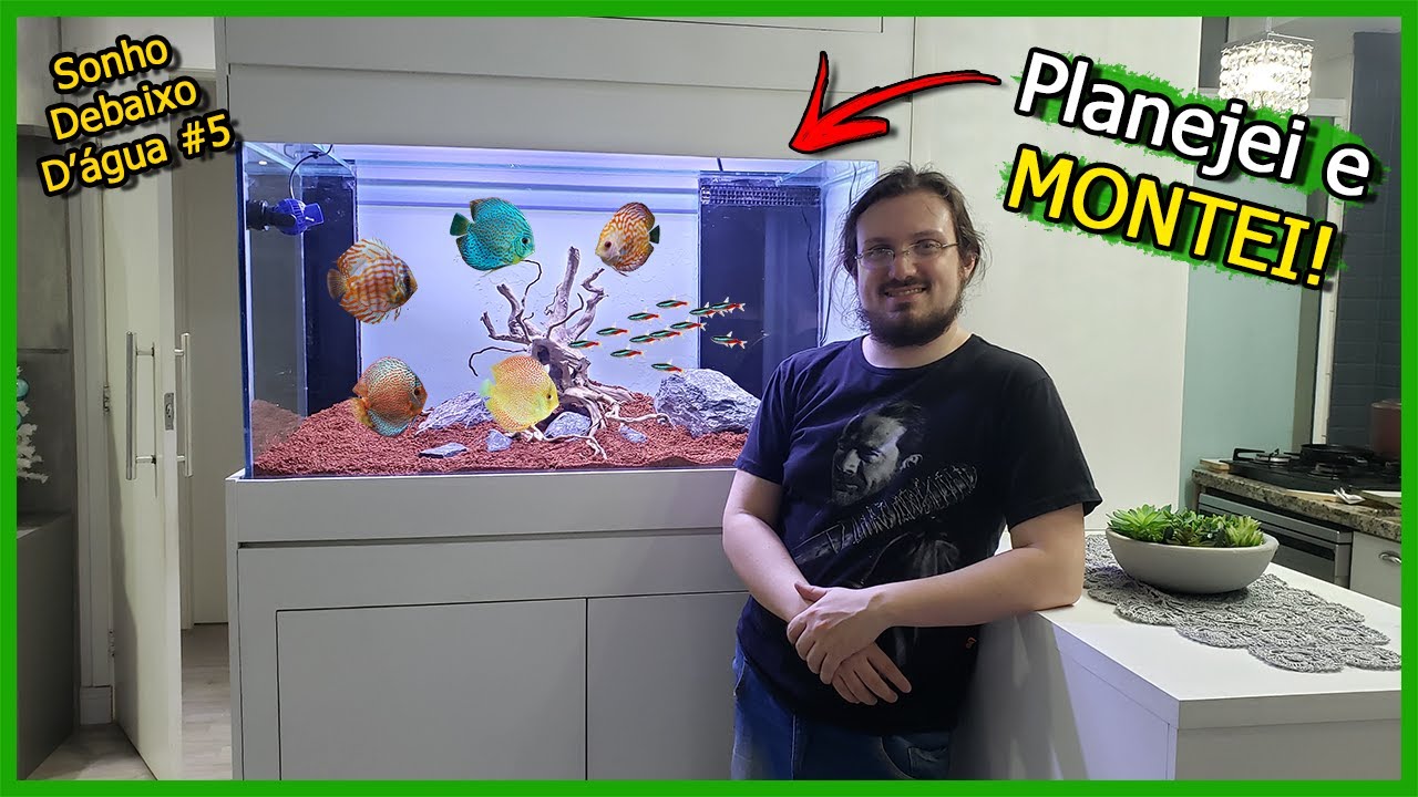 Montei um Aquário de Discos para um INSCRITO! - Sonho Debaixo D'água #5