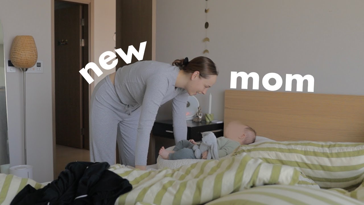 24 hours of my life as a new mom ☕️ newborn life, housework & daily routine