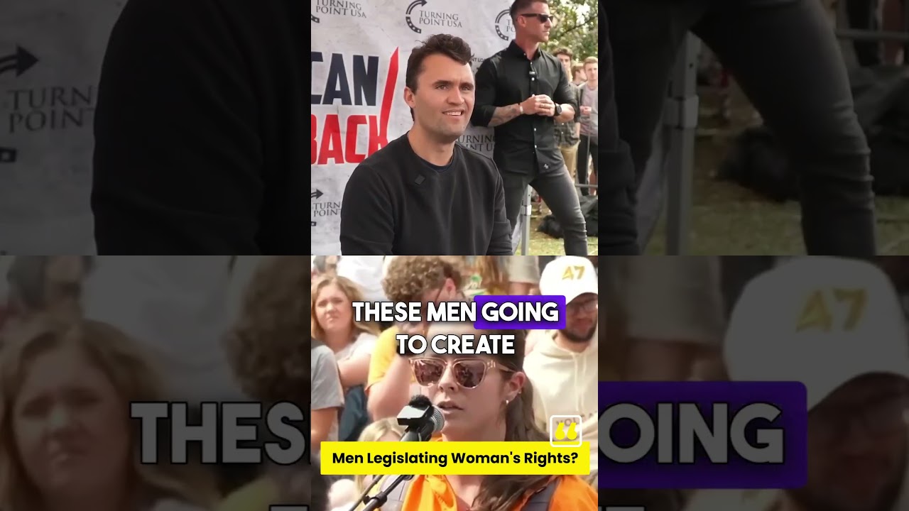 Мужчины принимают законы о правах женщин #charliekirk #usa #debate