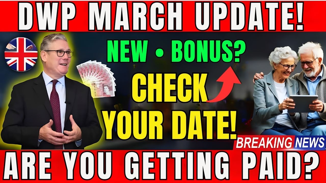 March 2026 payment dates for benefits and pensions plus cost of living support