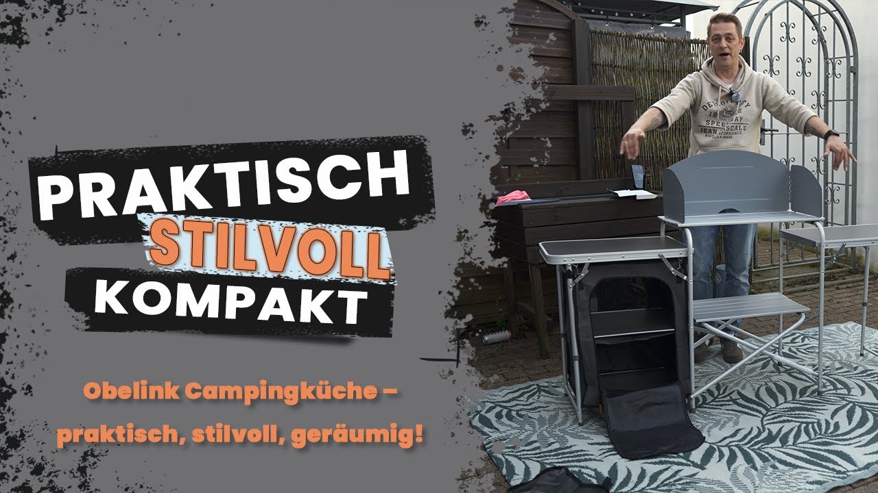 &bdquo;Obelink Tricias Luxe K&uuml;che im Test &ndash; Die perfekte Camping-K&uuml;che? 🏕️🔥&ldquo;