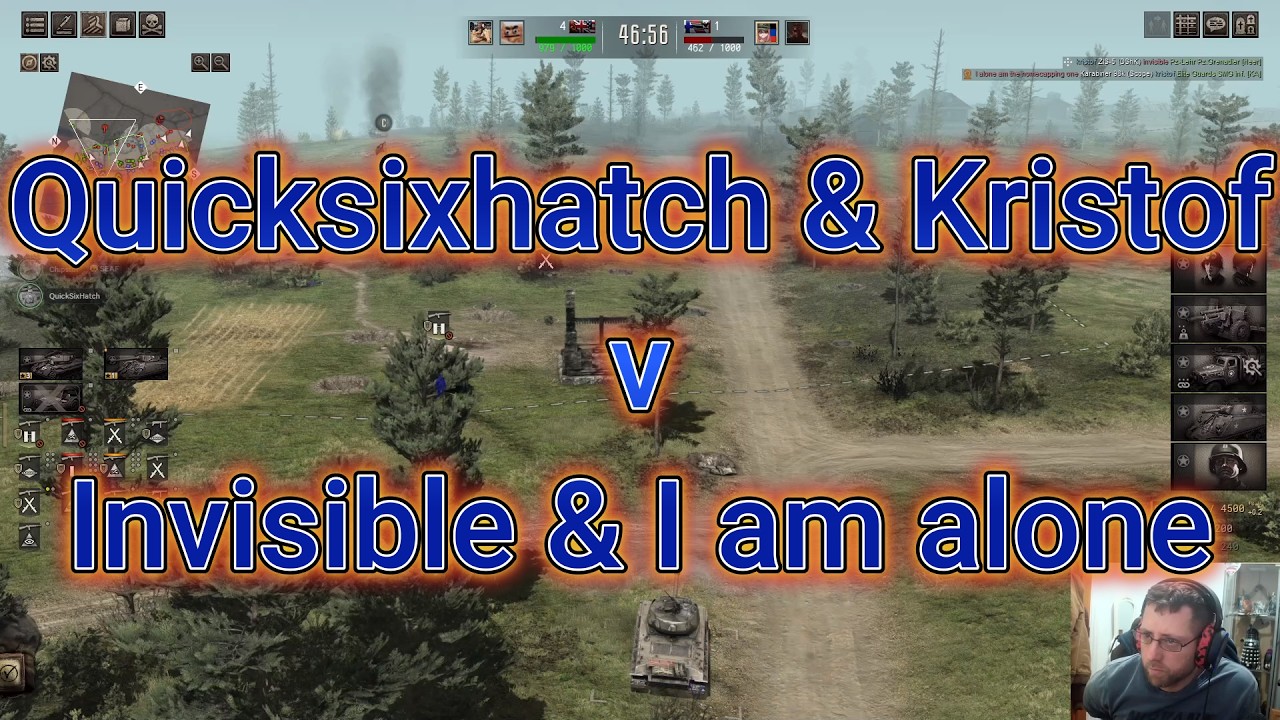 Gates Of Hell Ostfront | I am alone & Invisible V Quicksixhatch & Kristof 2v2