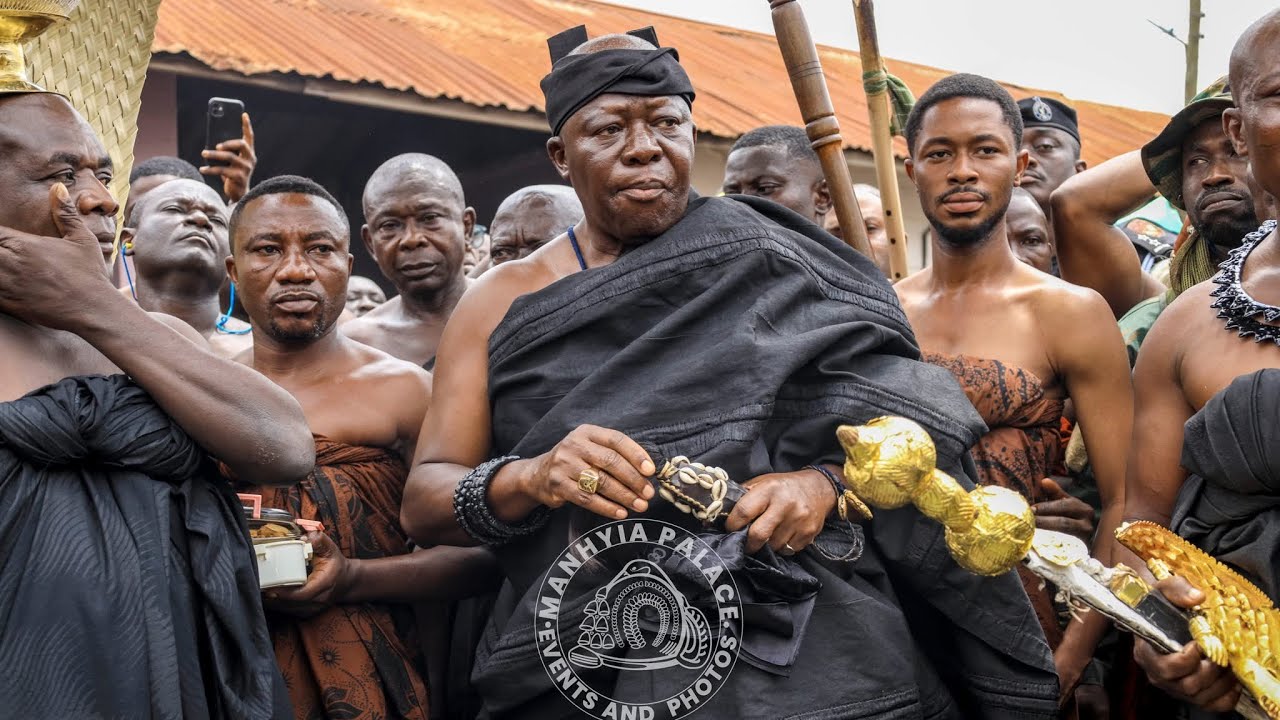 Otumfo Osei Tutu II show unique Culture to support the One week observation of Nana Konadu YiadomIII