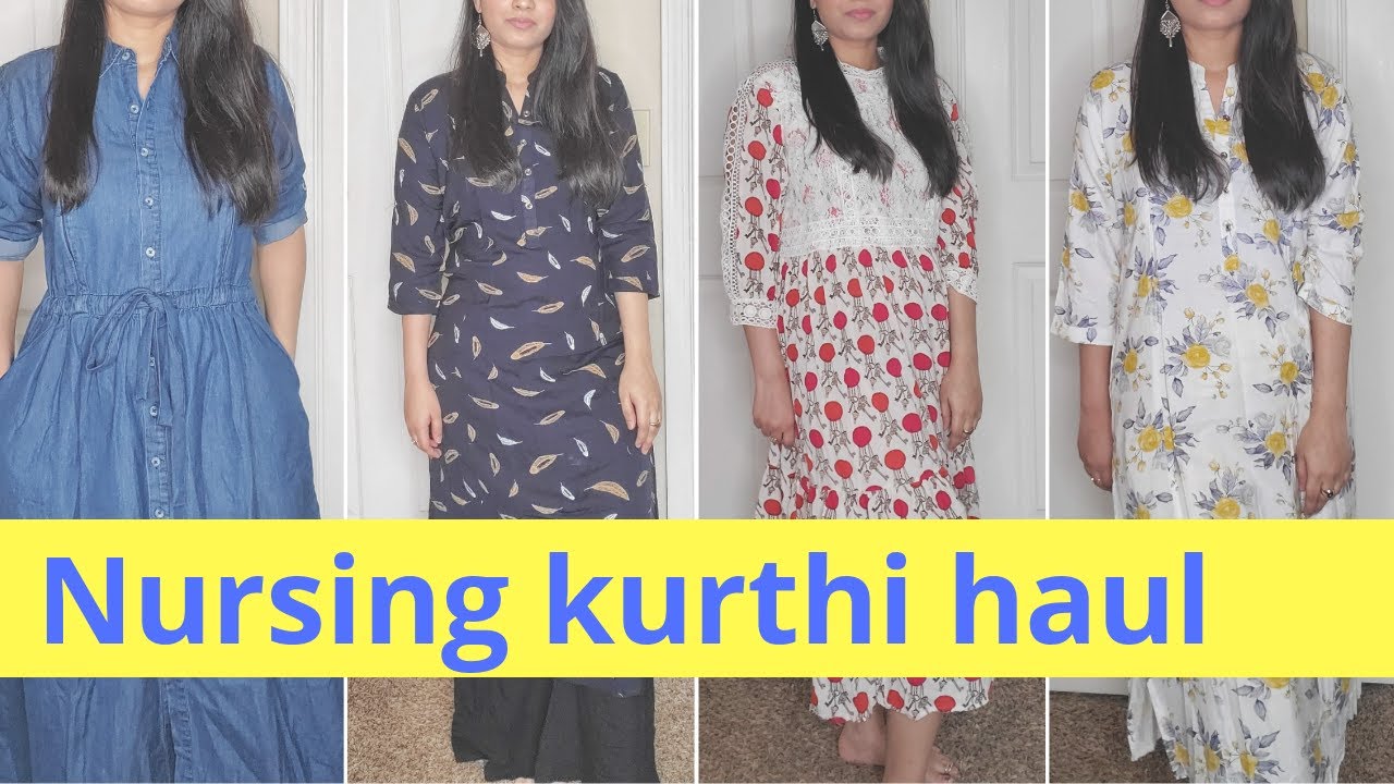 nursing kirtis&dresses haul||feeding kurtis