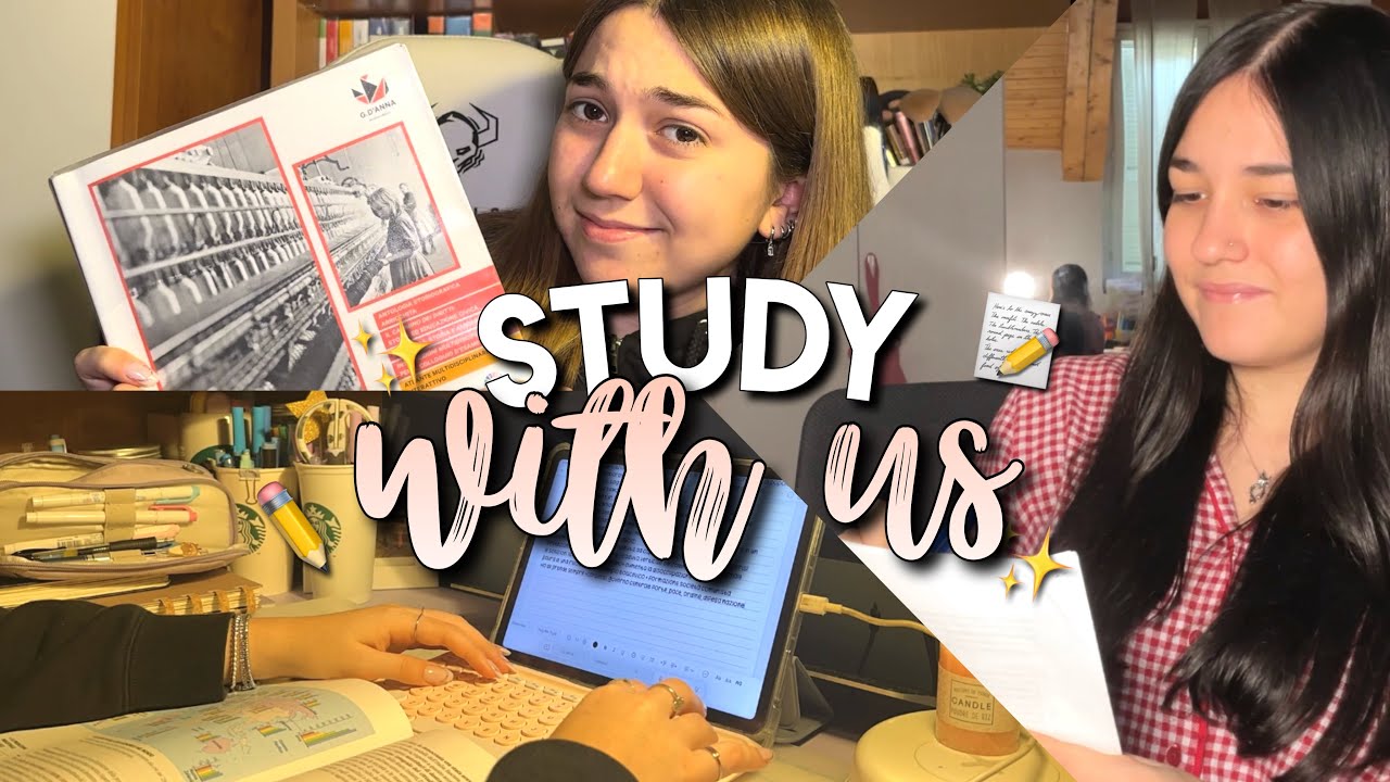 STUDY WITH US come organizzare lo studio✏️🤯
