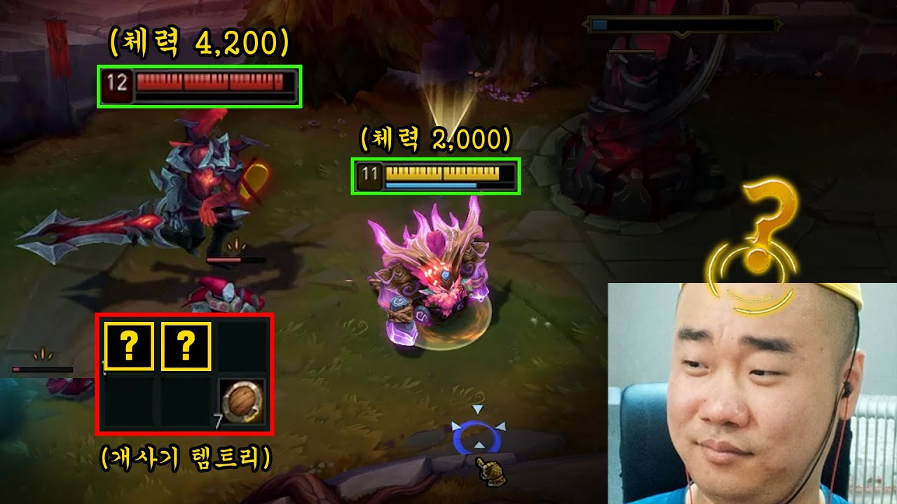 탱커가 절대 못 이기는 템트리.