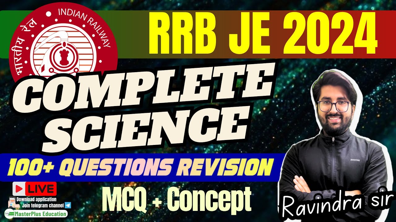 Science RRB JE 2024 one revision #generalscience #rrbje2024 #sscjescience rrb science mcq