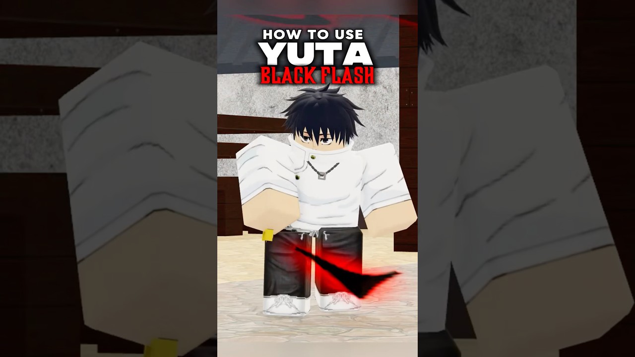 HOW TO USE YUTA SECRET BLACK FLASH! #jujutsushenanigans #roblox #foryou #jjk #yuta