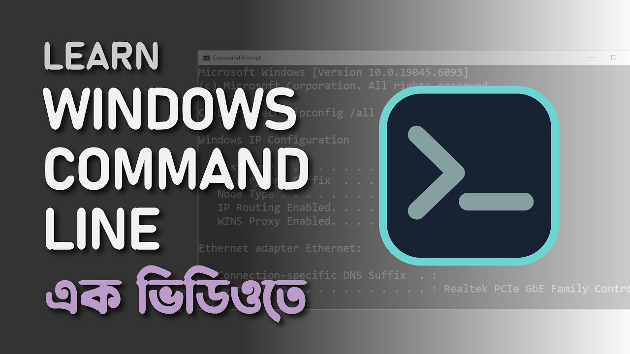 Learn Windows Command Line in 1 Video | CMD Bangla Tutorial | in বাংলা