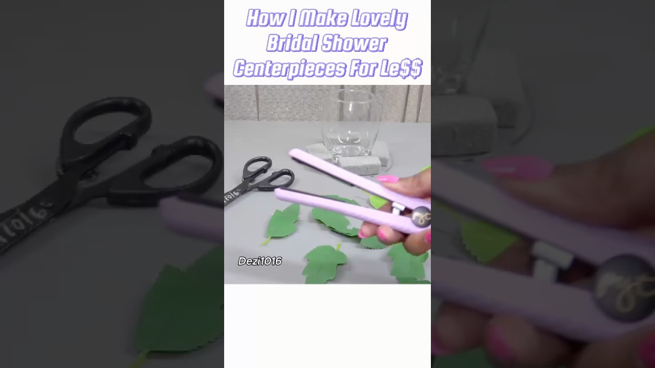HOW I MAKE LOVELY BRIDAL SHOWER CENTERPIECES FOR LESS $ #diy #craft #walmartcreator  #centerpiece