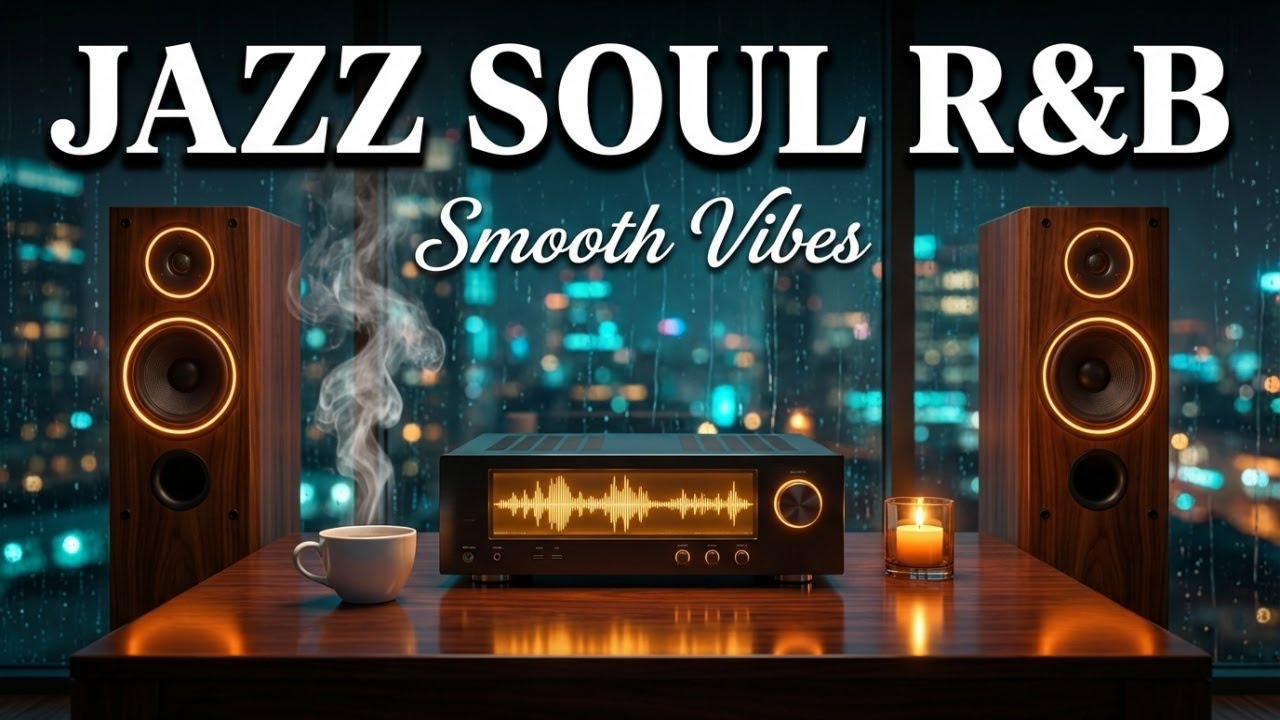 Smooth Jazz & Soulful R&B – Rainy Night Beats for Quiet Study & Deep Relaxation