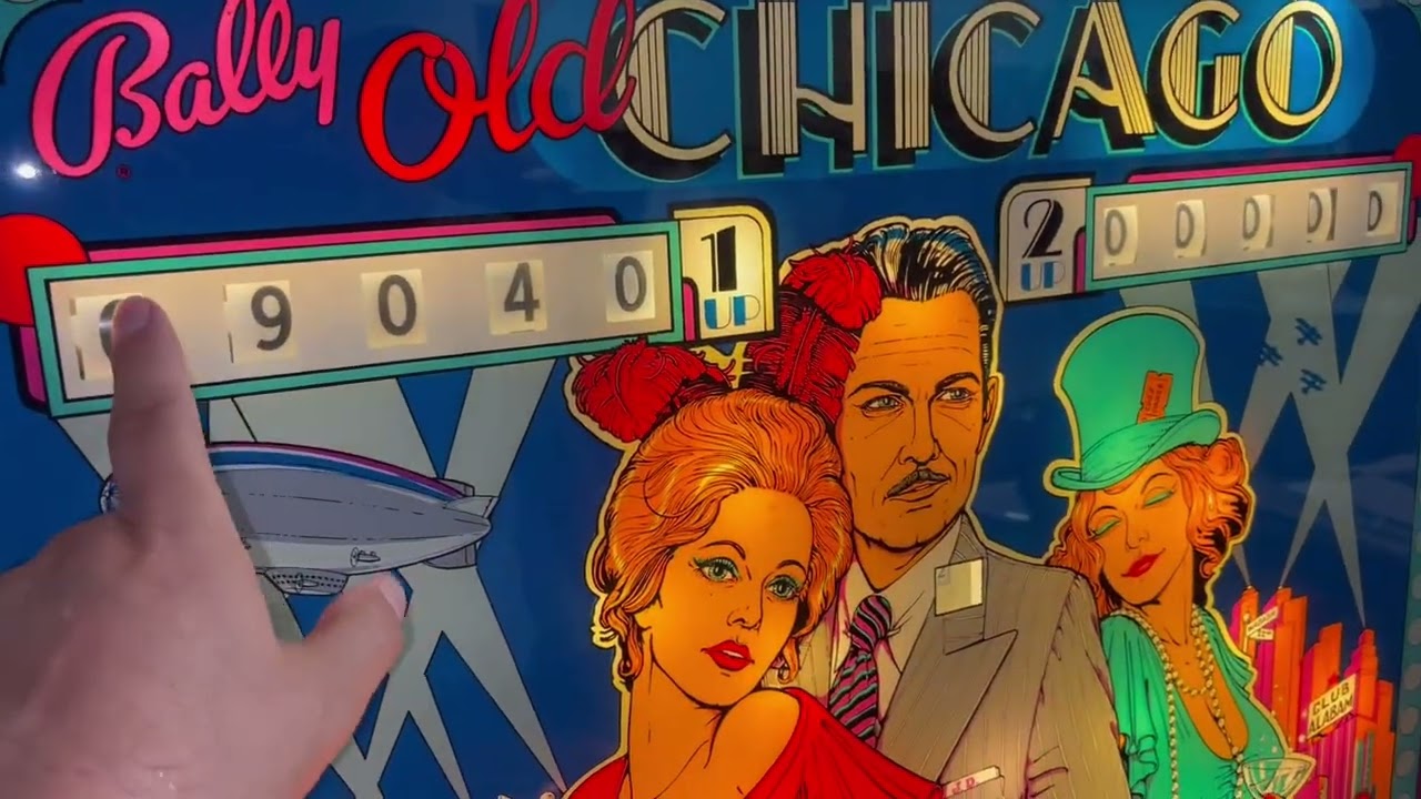 1976 Bally Old Chicago pinball machine