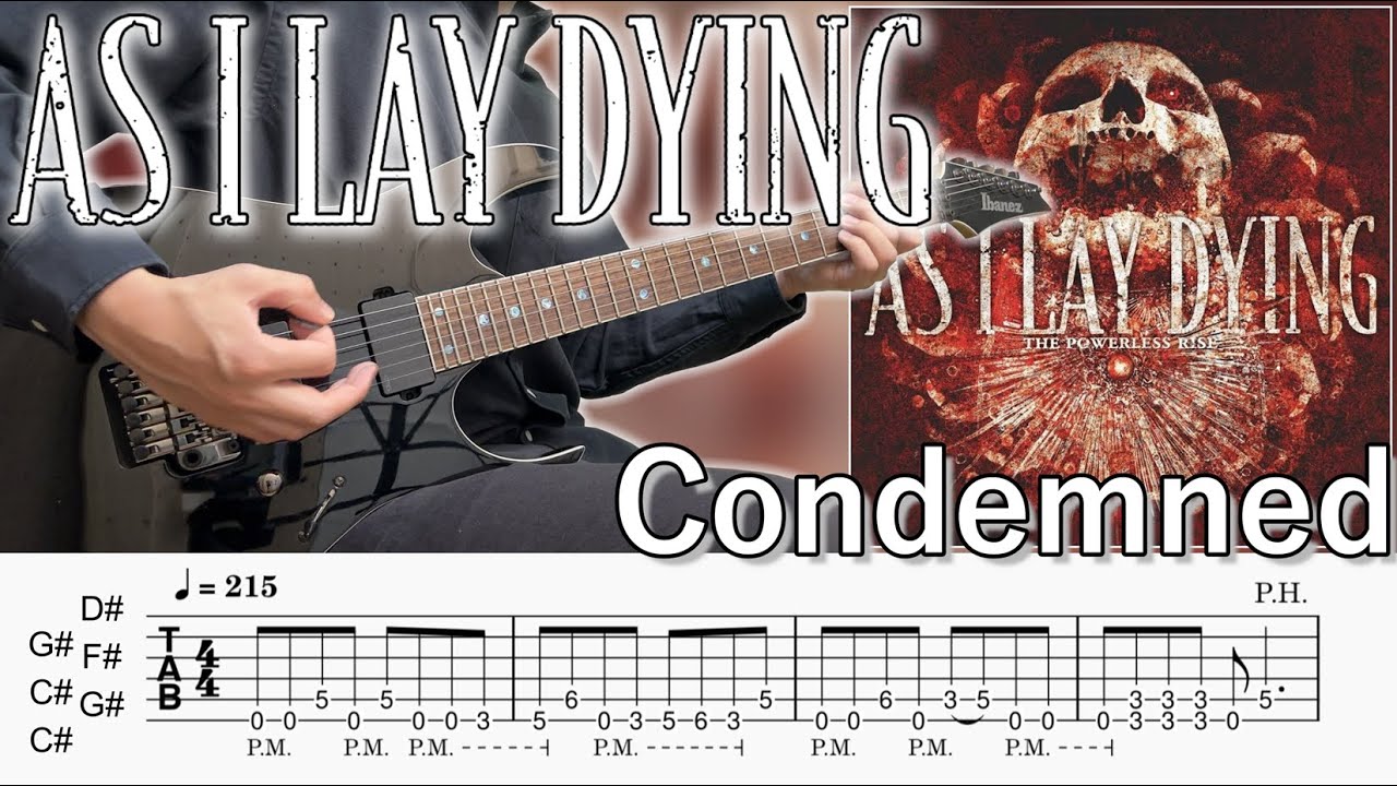 Condemned  /  As I Lay Dying (screen TAB | guitar cover)