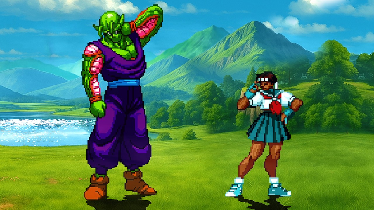 Piccolo Vs. Dark Sakura - The Corrupted Student