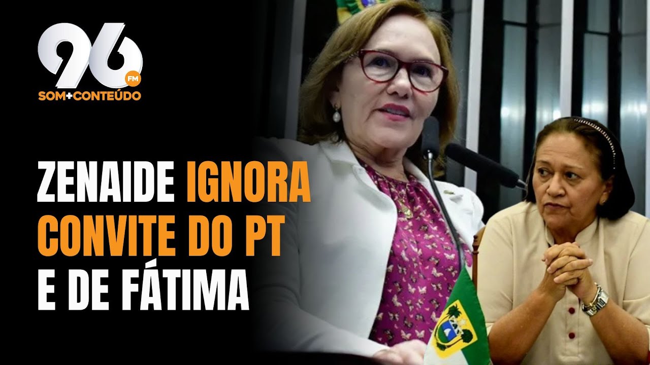 ZENAIDE IGNORA CONVITES DE FÁTIMA E REJEITA CANDIDATURA DE CADU XAVIER