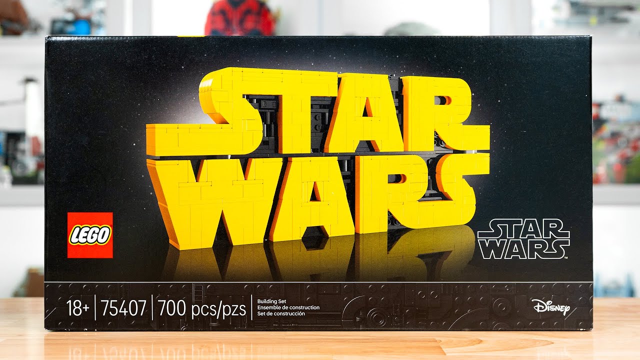 LEGO Star Wars 75407 BRICK-BUILT STAR WARS LOGO Review! (2025)